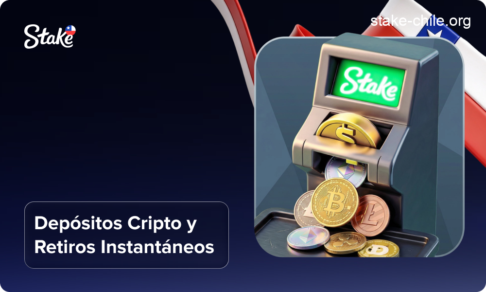 Stake - Métodos de depósito y retiro en Chile